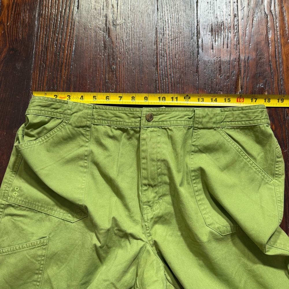 Olive Green Women's Cargo Pants - Picture 6 of 16